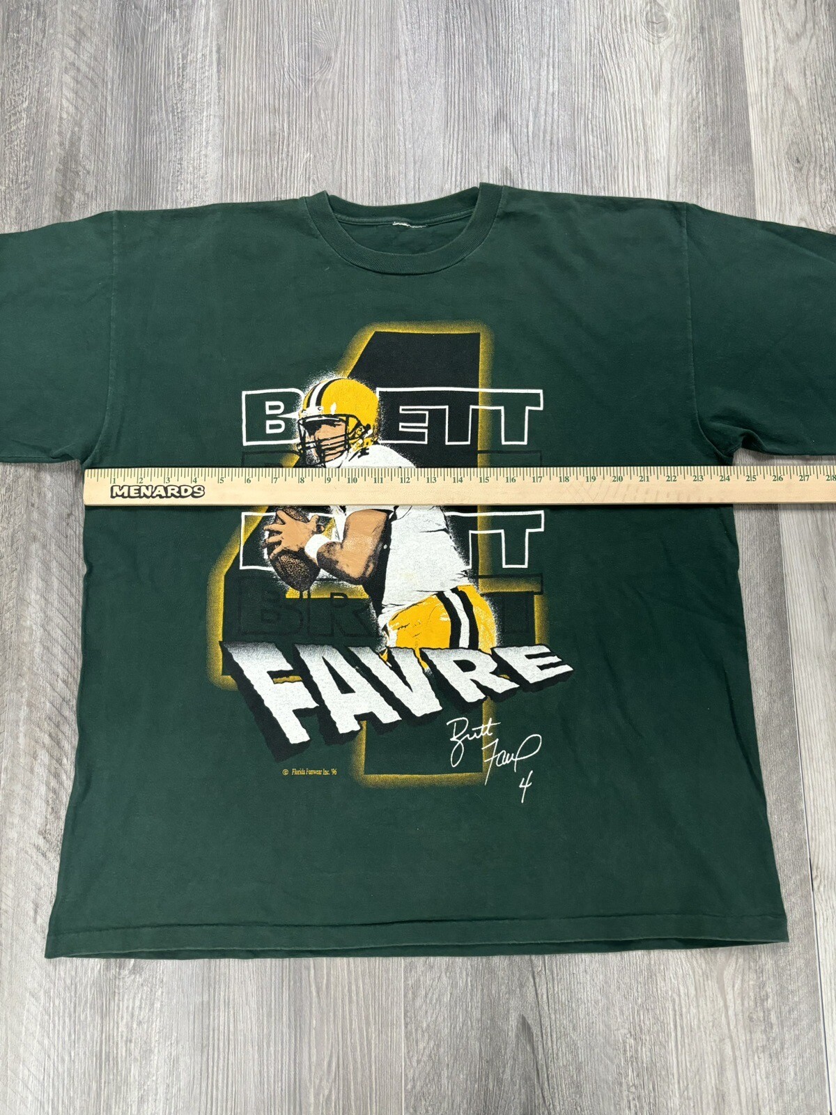 Vtg 1996 Brett Farve MVP Season Green Bay Packers T Shirt Men's Size 2XL Boxy gallery