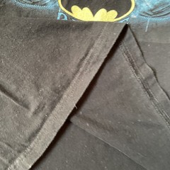 B&C COLLECTION Mens Medium Black GraphicT-Shirt BATMAN RACING Monster Truck Tee