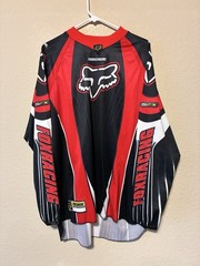 Vintage 90s Fox Racing Motorcross Jersey Longsleeve Shirt Large Men Racing SFX