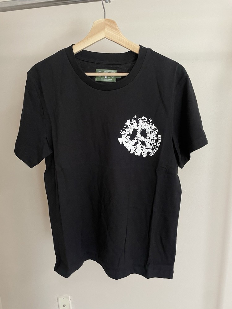 DENIM TEARS TEE BLACK size XL