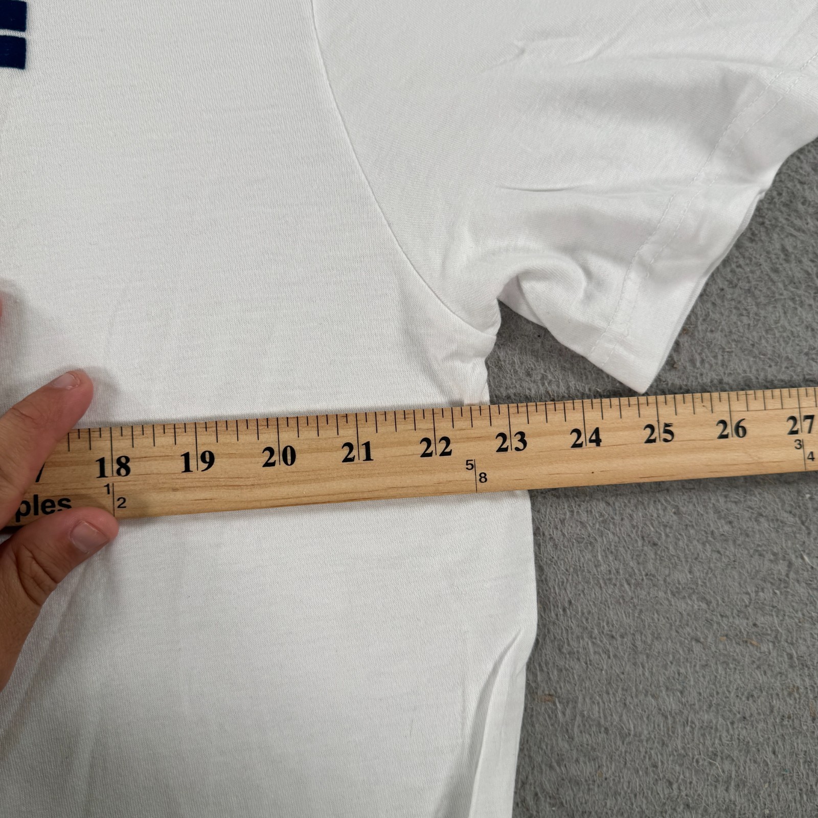 Converse Shirt Men's XL White Casual Crew Neck Spell-Out Logo Graphic Tee gallery