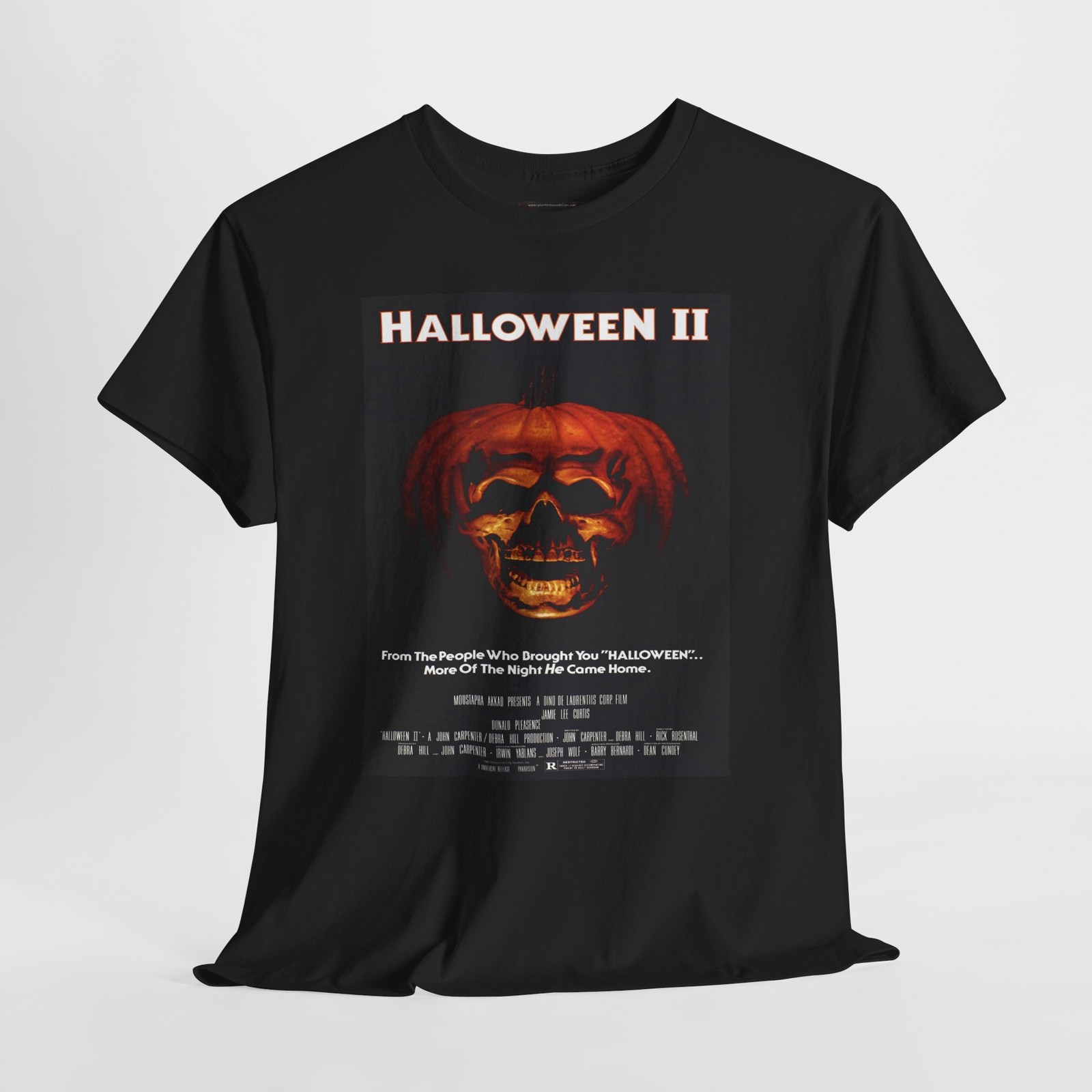 Halloween II 1981 Retro Movie Poster Horror Unisex Graphic T-Shirt gallery