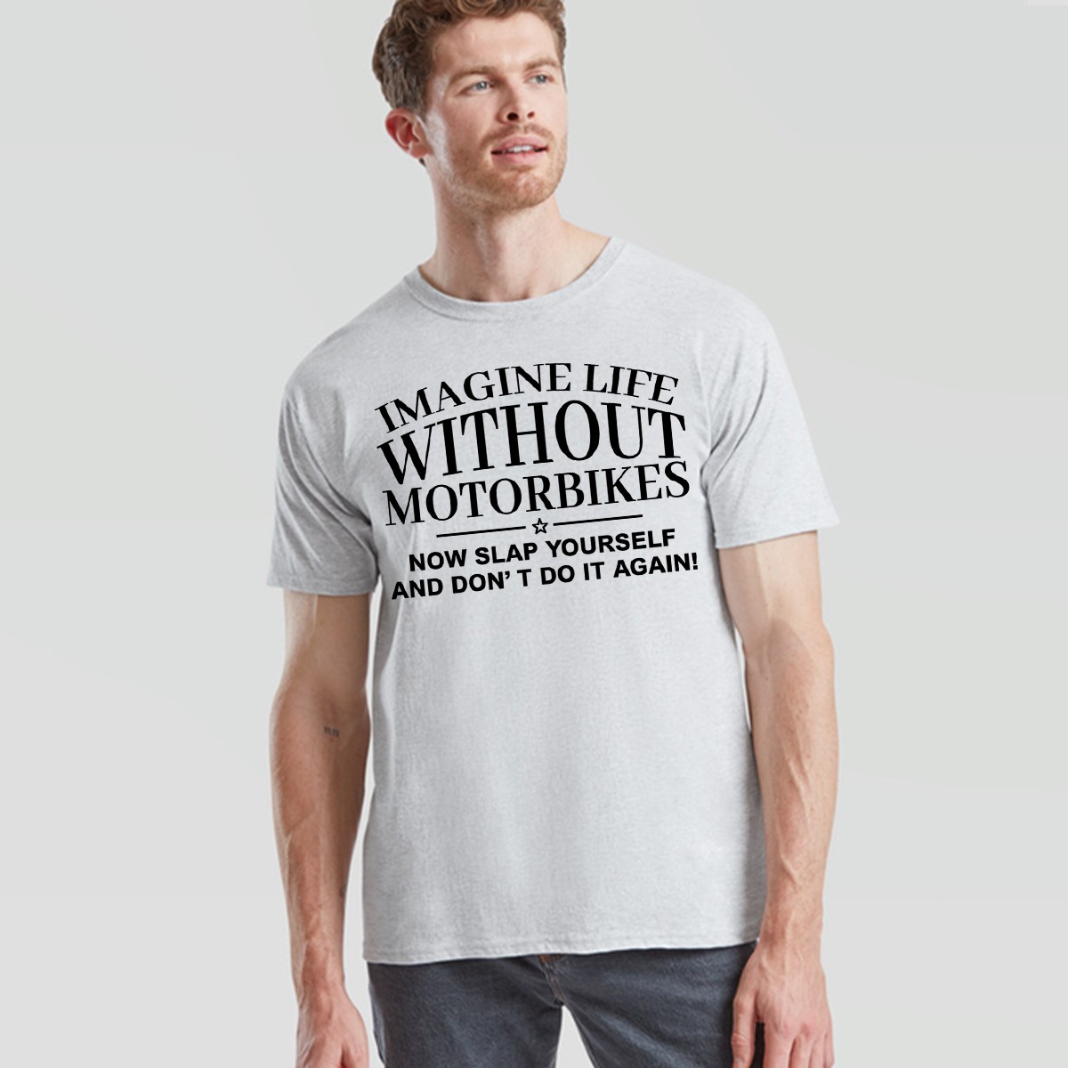 Imagine Life Without Motorbikes T-Shirt Funny Dad Grandad Fathers Day Gift gallery