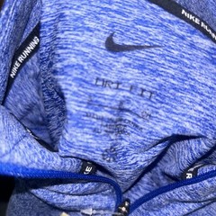 NIKE Dri-FIT Element 1/2-Zip Top Heather Blue DH4949-494 Sz Small NWT $75