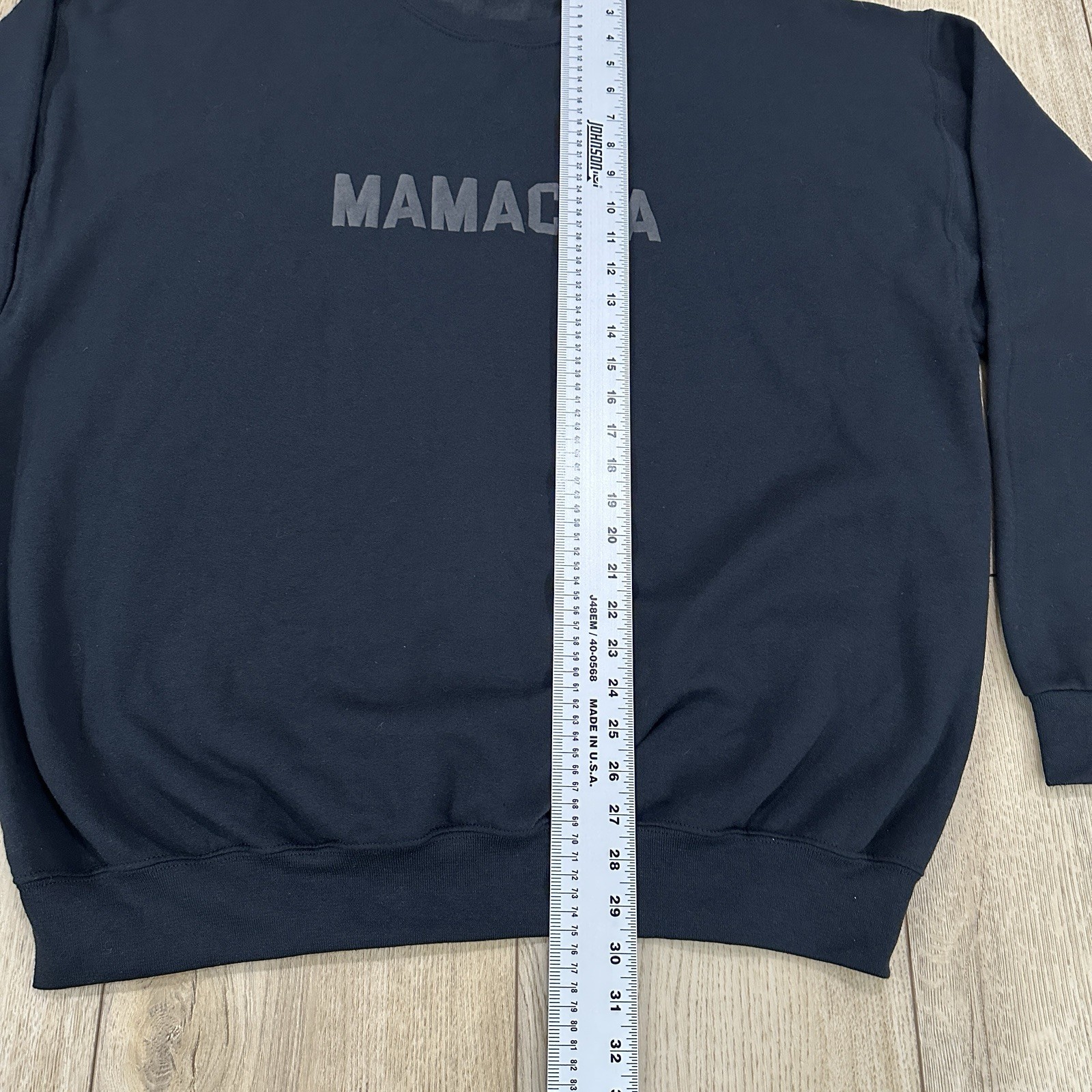 Jerzees T Shirt Men's Black 2XL Long Sleeve Logo Mamacita gallery