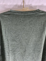 MENS NITAGUT SZ M HENLEY 3 BUTTON PULLOVER LONG SLEEVE T-SHIRT NWOT GREY COLOR