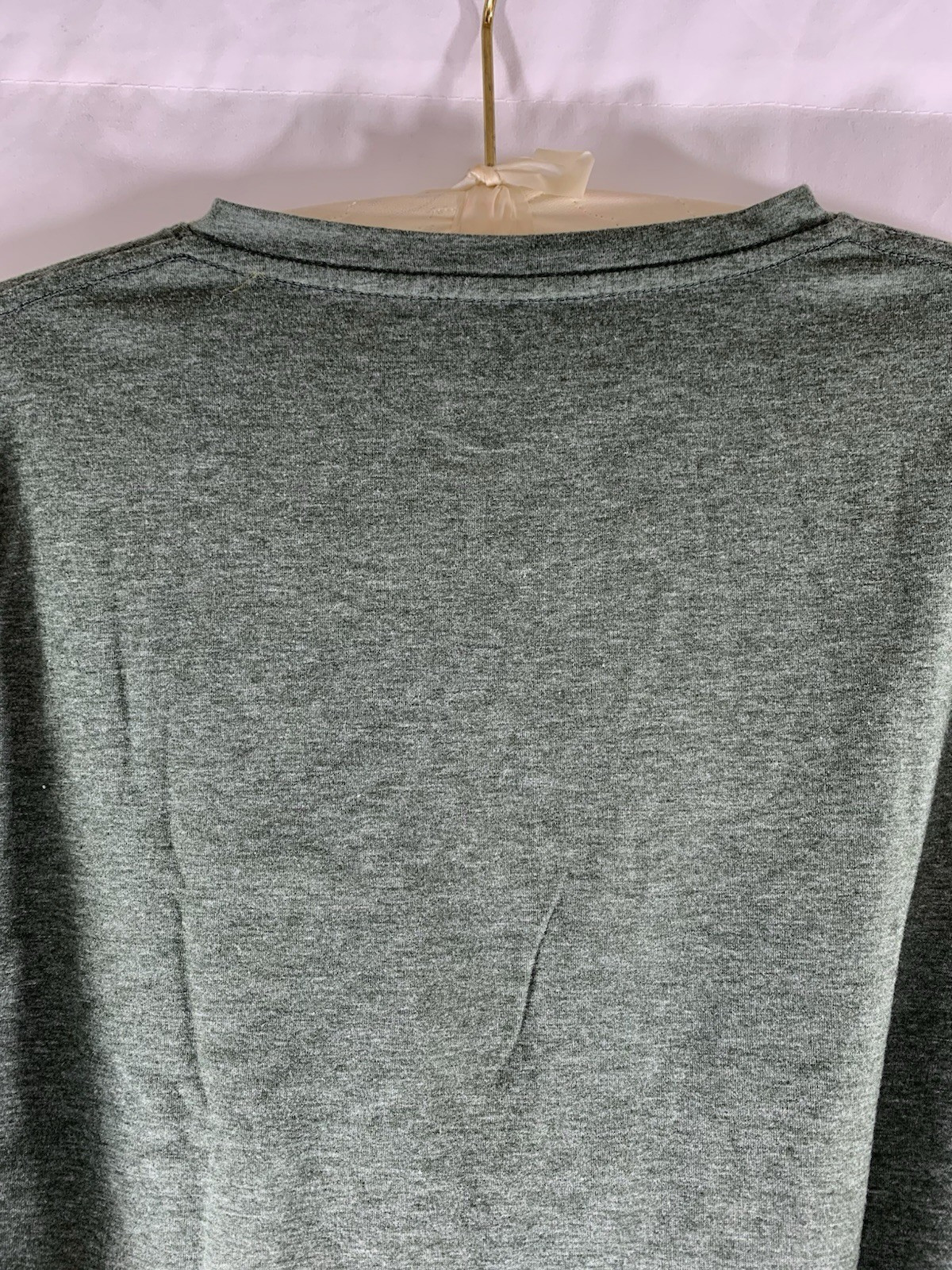 MENS NITAGUT SZ M HENLEY 3 BUTTON PULLOVER LONG SLEEVE T-SHIRT NWOT GREY COLOR gallery