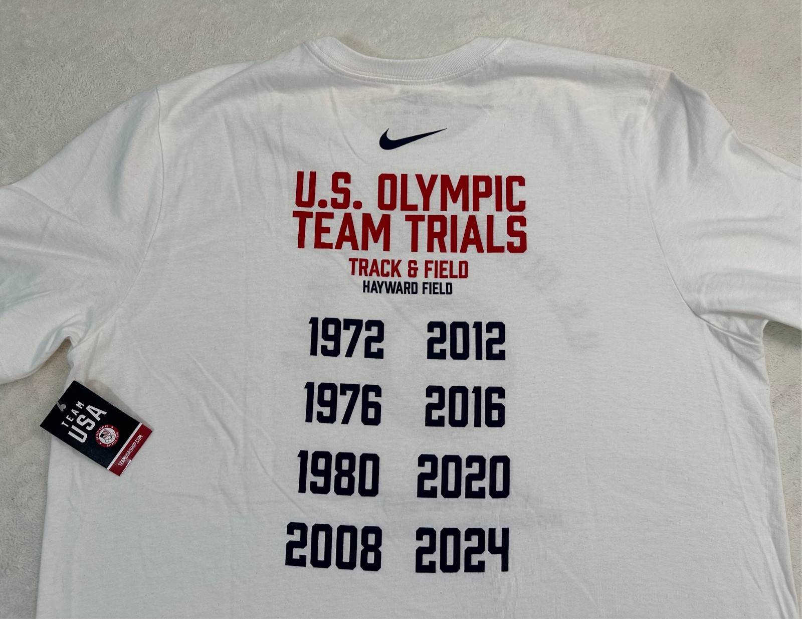 2024 US Olympic Team Trials Track Field Eugene Oregon Nike T-Shirt, XL, New Tags gallery