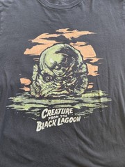 Fright Rags Creature from the Black Lagoon T-Shirt XL Pet And Smoke Free Home