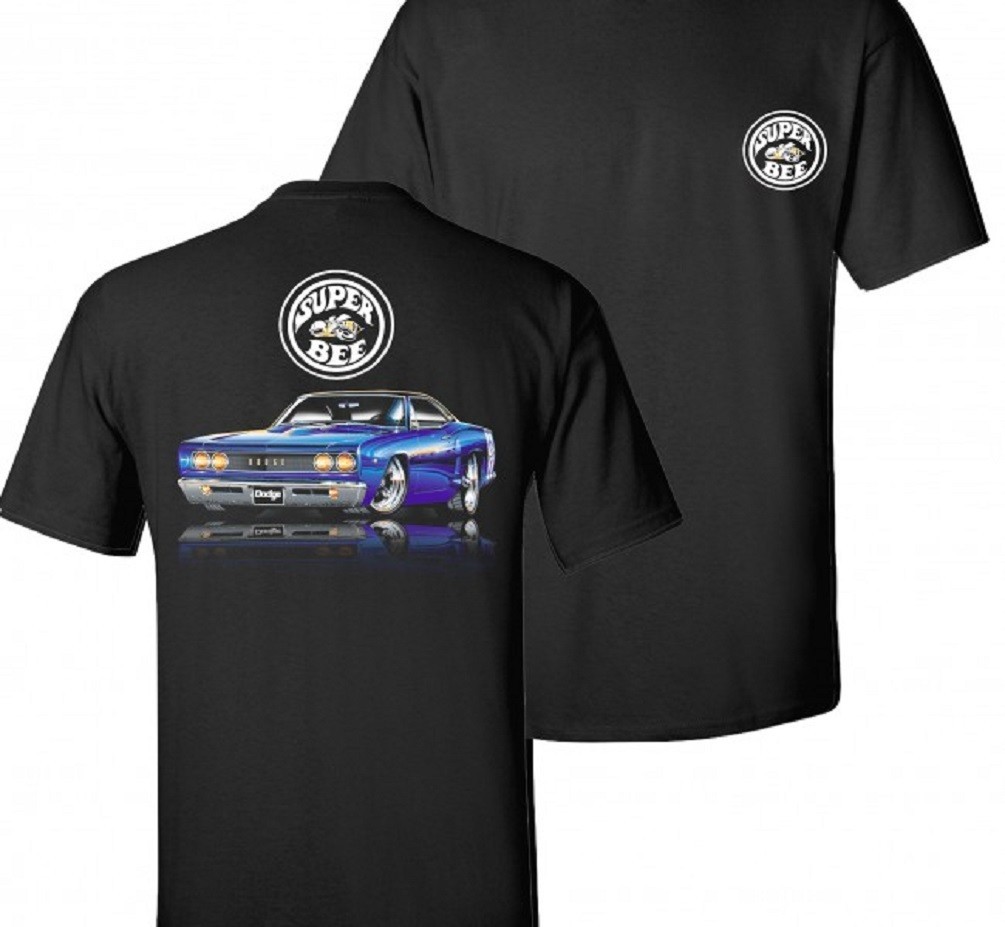 69 Dodge Super Bee Men's Black T shirt Mopar Licensed Johny Rockstar gallery