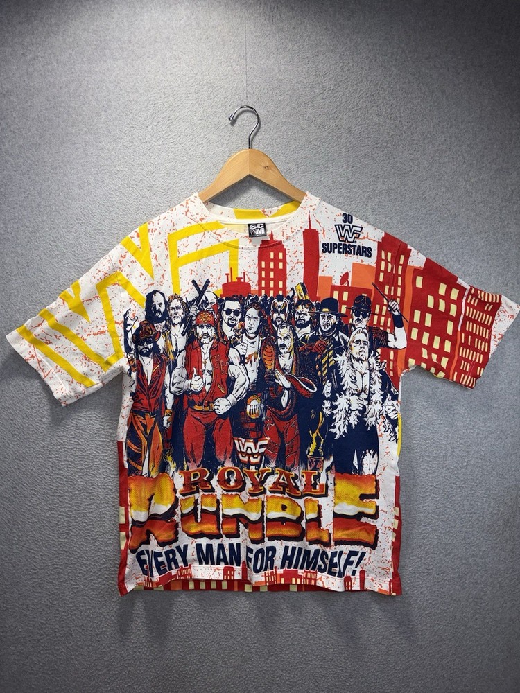 1992 WWF Royal Rumble Modern Bootleg T Shirt All Over Print AOP – IYKYK