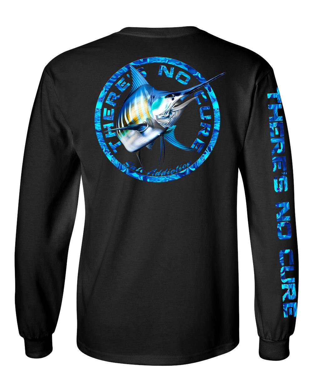 Salt Addiction Striped marlin Fishing Long Sleeve T Shirt Cotton apparel gallery
