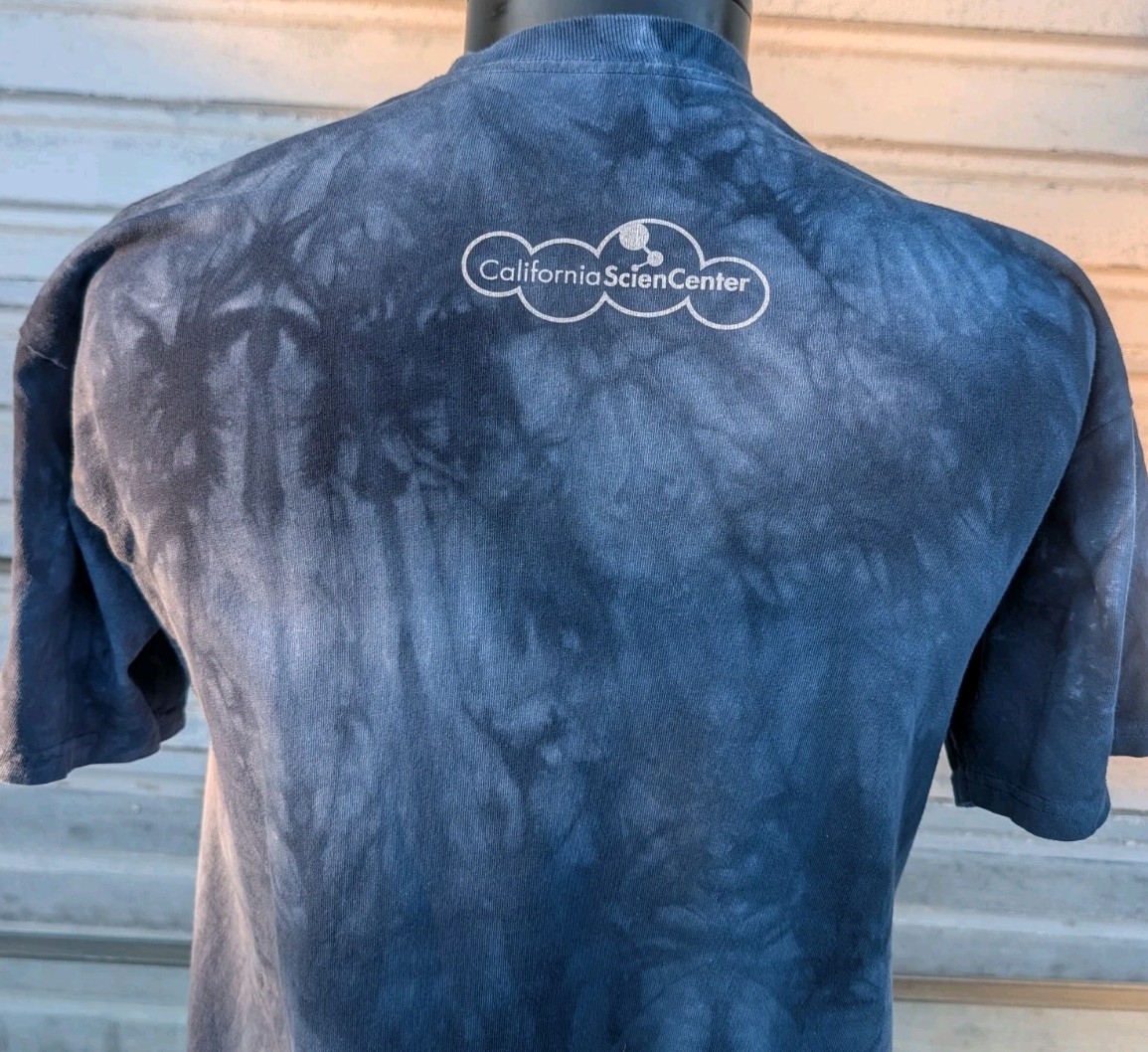 Lab Love The Mountain 2015 T-Shirt Mens L Blue Tie Dye Dog Vintage Y2K Tee gallery