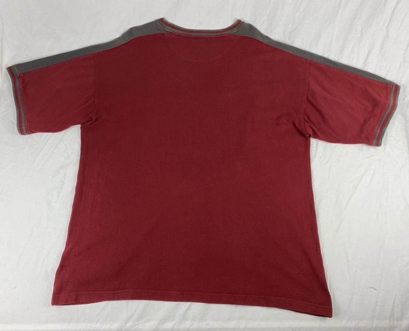 Vintage Slazenger T Shirt Mens XL Maroon Y2K 2000s Logo Casual Sports Outdoors gallery