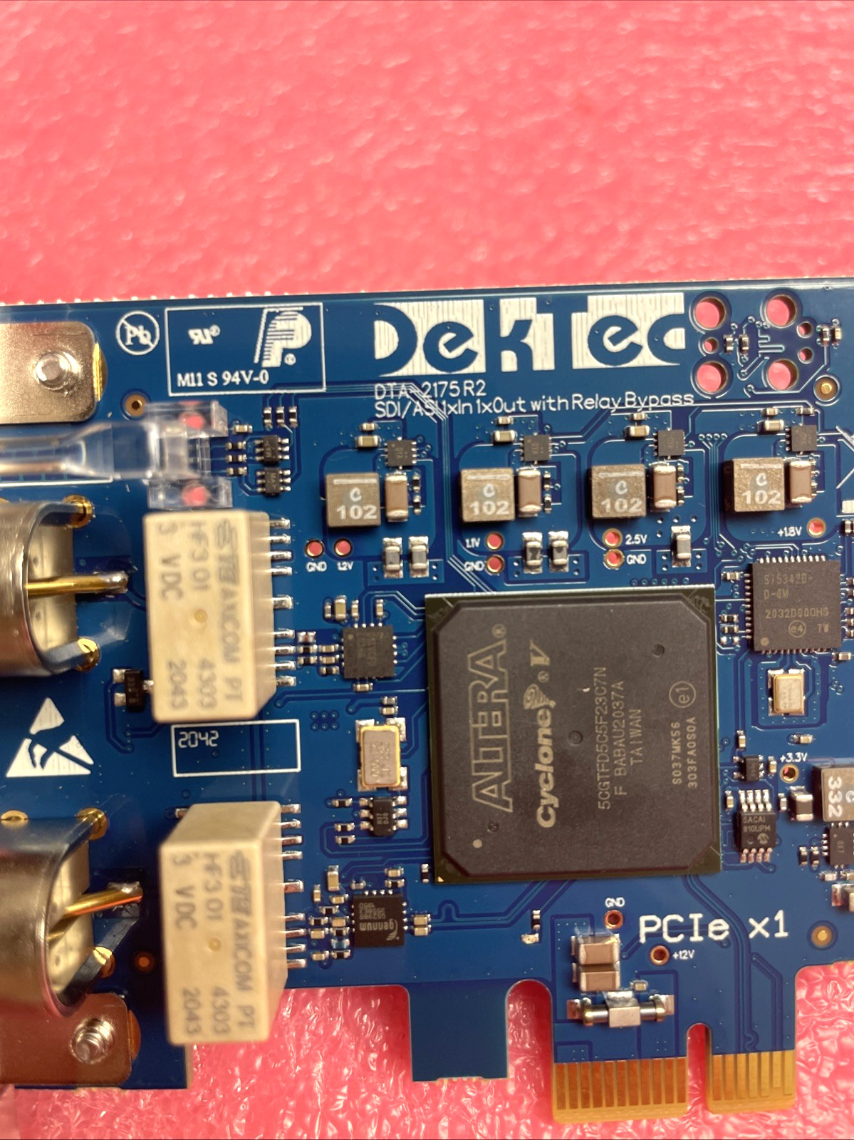ORIGINAL  DTA-2175 R2 HD-SDI/ASI 1X0UT WITH RELAY BYOASS input+output .