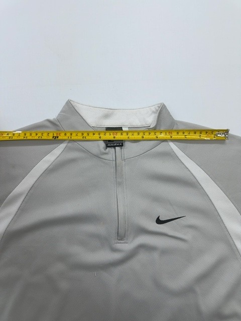 Mitchell Unisex Light Gray Pullover XL Raglan Zip Mock Neck T-Shirt gallery