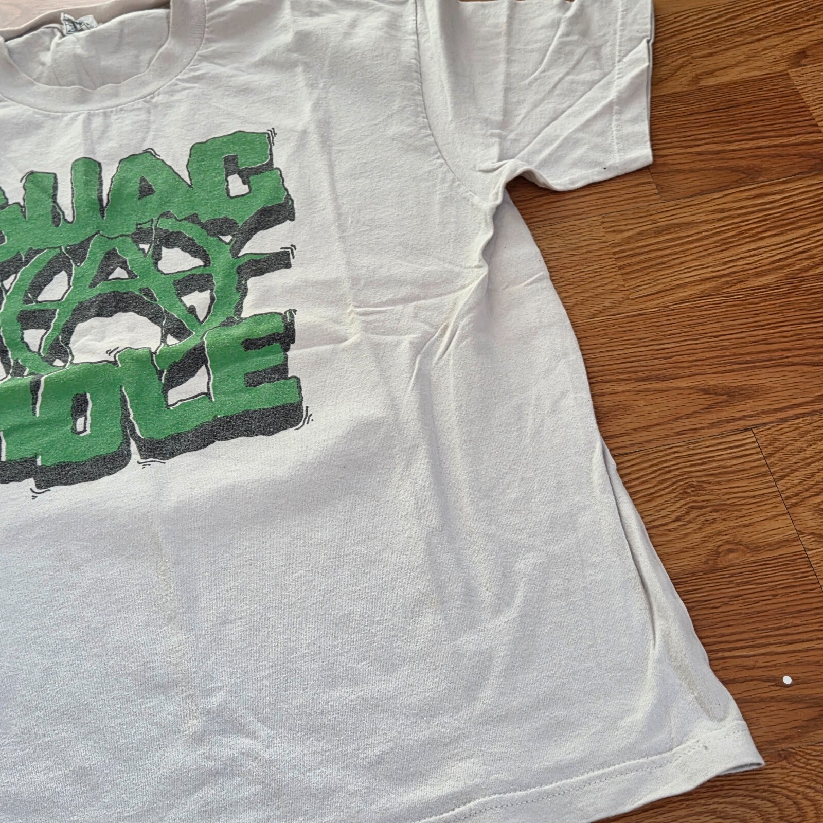 Vintage 2000s Guacamole Anarchy T Shirt Avocado Rebellion Large Summer Tee gallery