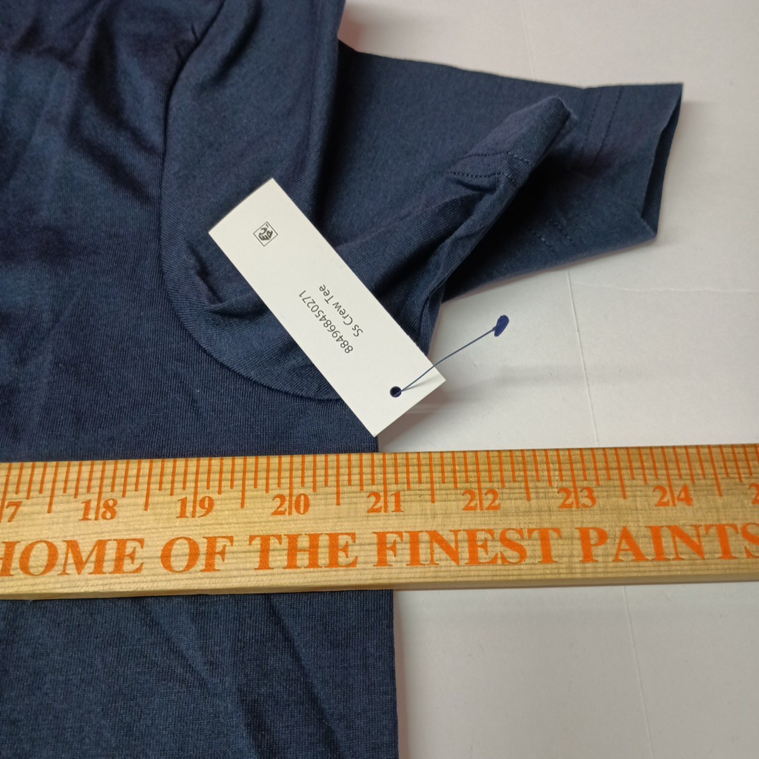 George Men's T-Shirt Short Sleeve Size M Medium Navy Blue Moisture Wicking gallery
