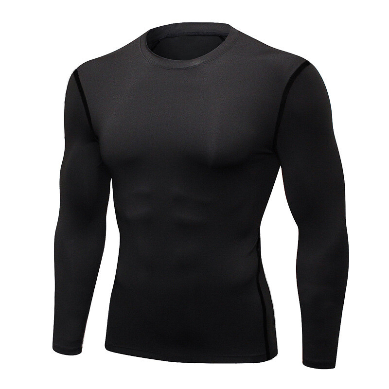 Mans Compression Thermal Base Layer Long Shirt Tops Legings Sports Gym Tight Dry gallery