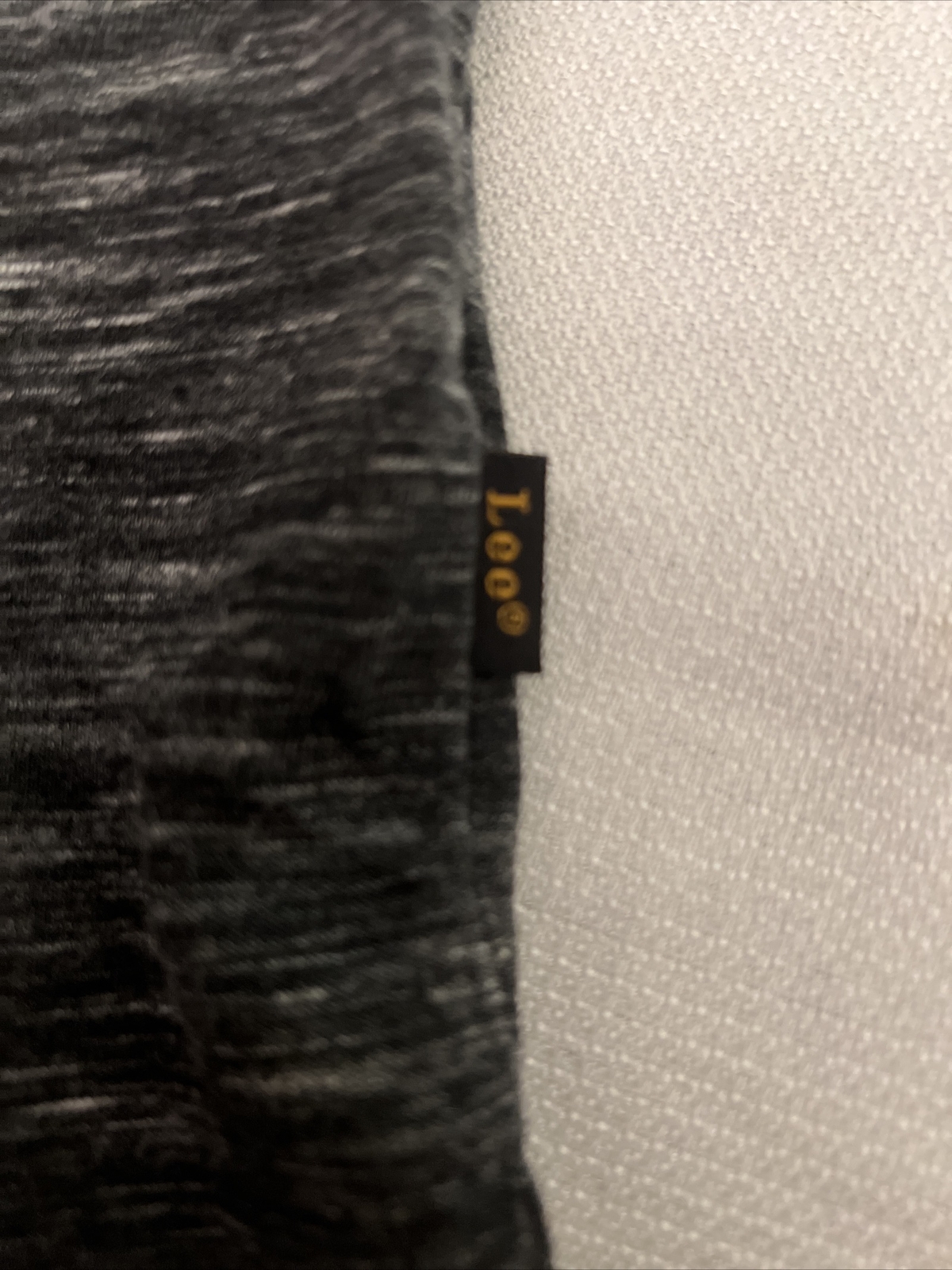 Lee Textured Comfort Henley Shirt Black Men's X-LARGE Stretch $45 gallery