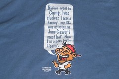 90’s 1996 – Vintage SofTee Tshirt XXL Happy Camper Club – camping – Adventure