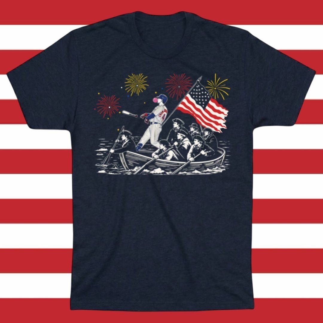 Vintage Patriotic Baseball USA Flag 4th of July Graphic Shirt Size S-5XL gallery