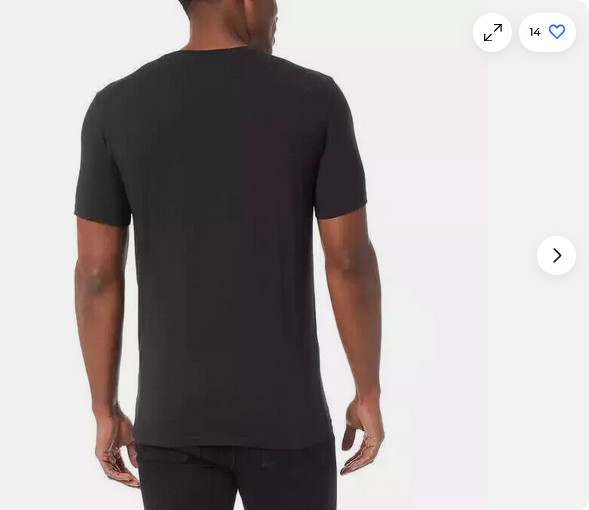 32 DEGREES COOL MEN'S 1 ONLY SHORT SLEEVE CREW NECK SHIRT(BLACK XL)NWOT gallery