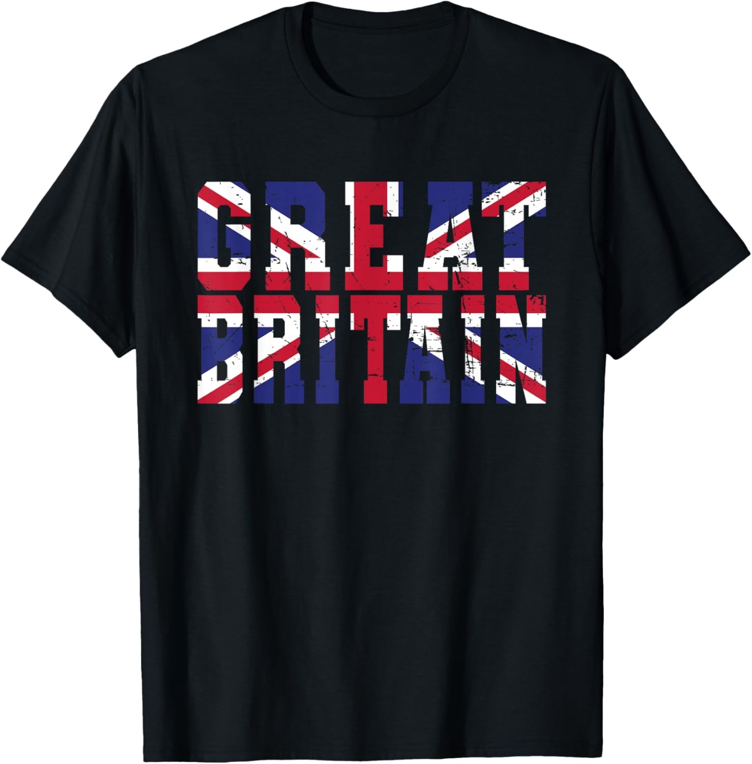 Great Britain United Kingdom Flag Vintage T-Shirt gallery