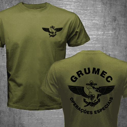 Brazilian Navy Combat Divers GRUMEC Special Forces T-shirt gallery