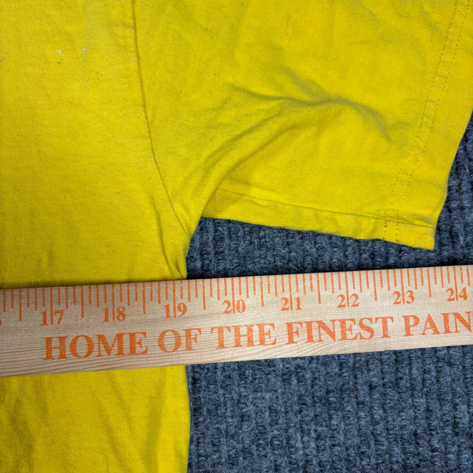 Vintage Slazenger Shirt Men's M Yellow Graphic Print Short Sleeve Cotton gallery