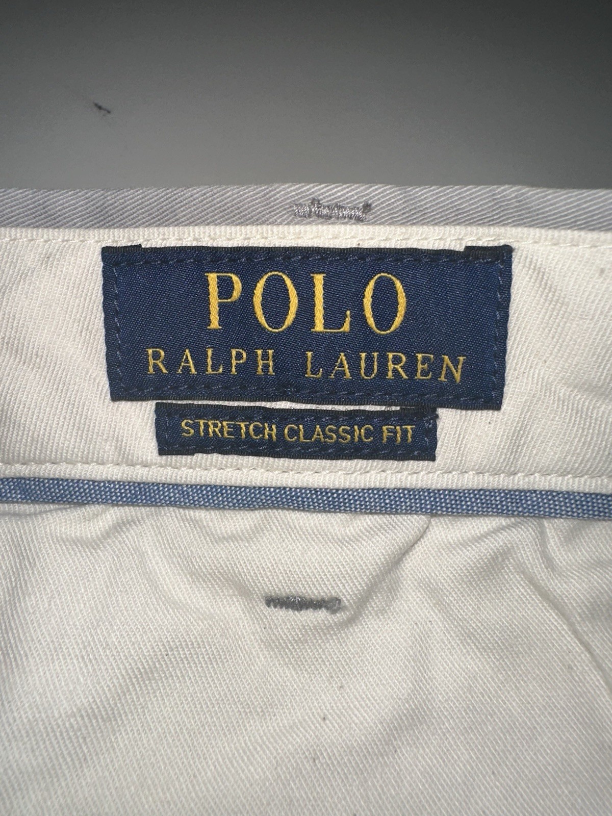 NWT Polo Ralph Lauren 50x27 Soft Gray Flat Front Polo Chino Cotton Twill $84.99 gallery