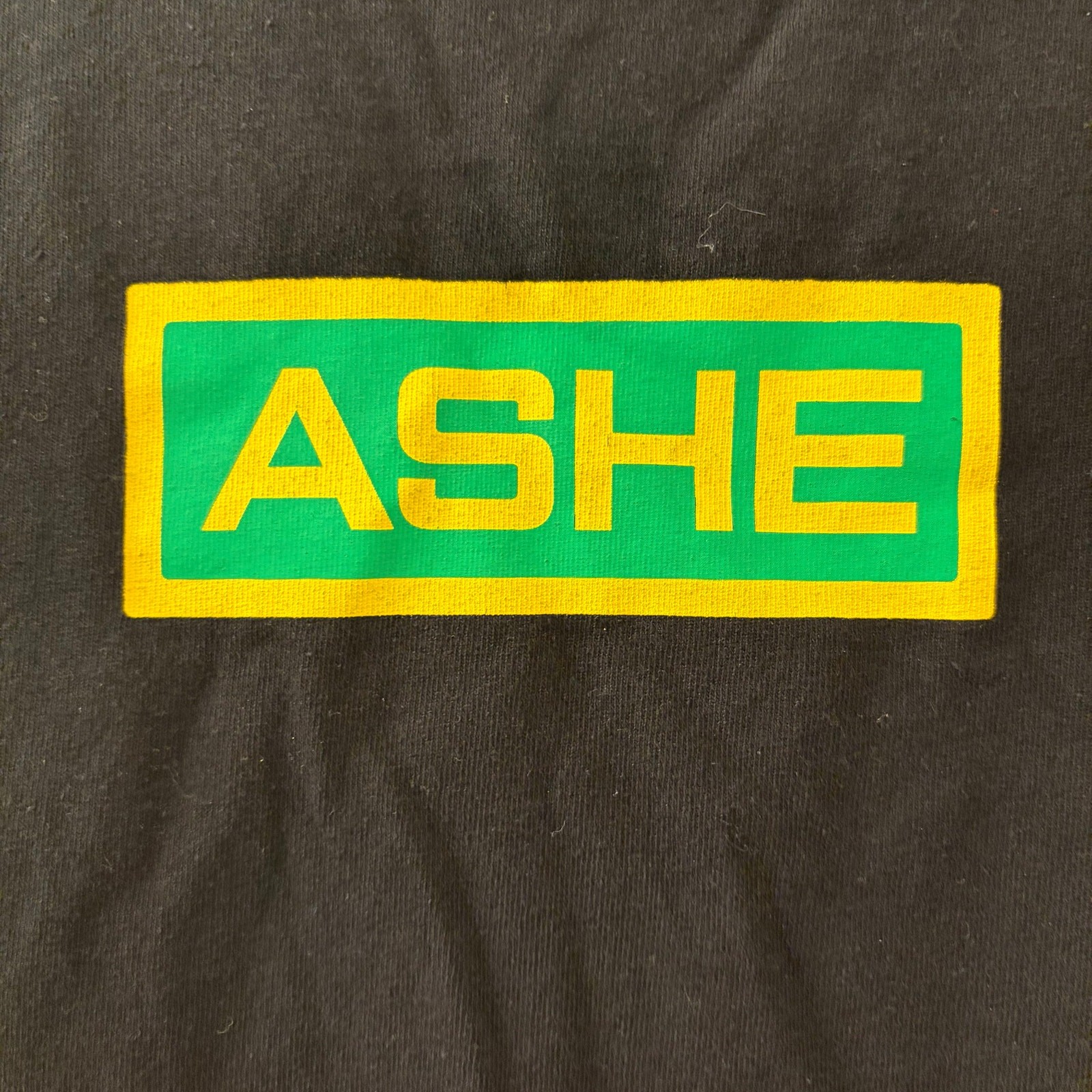 Arthur Ashe T-Shirt Men’s Small Black Logo Graphic Made In Portugal Cotton Tee S gallery