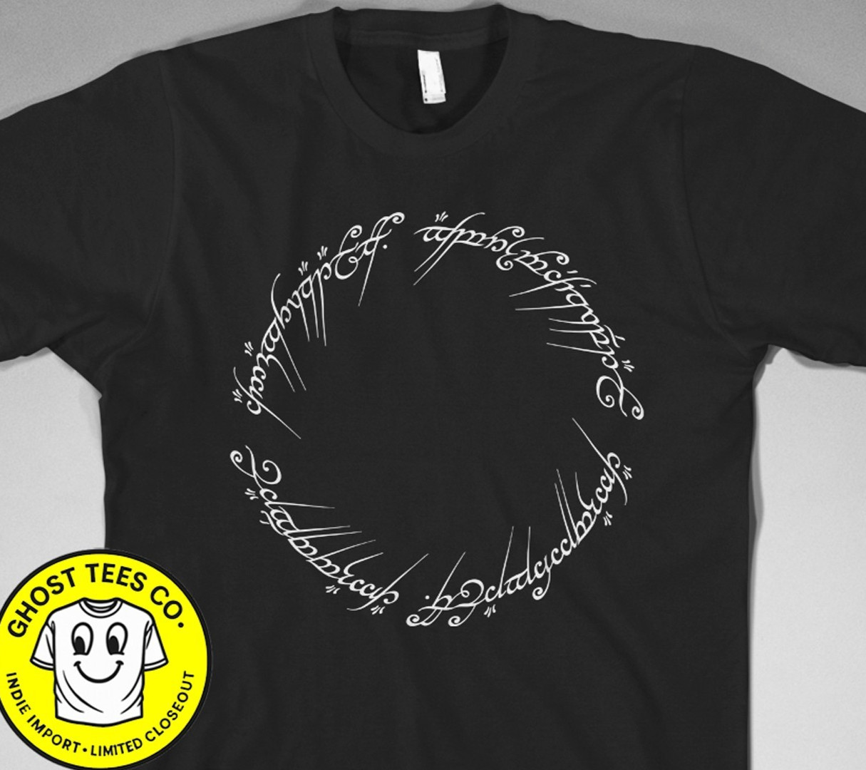 The Lord Of The Rings One Ring inscription T Shirt gandalf sauron frodo aragorn gallery