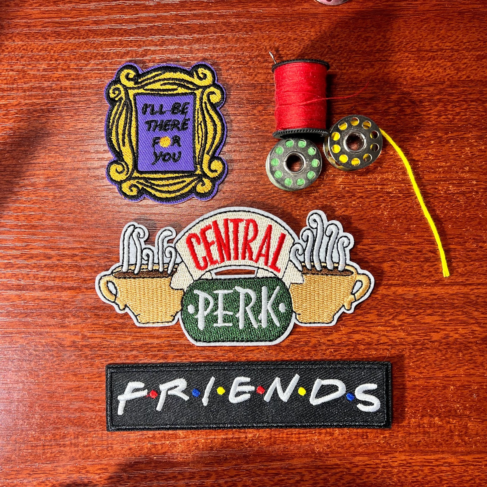 Friends TV Show Patch Central Perk I’ll Be There For You Embroidered Iron On