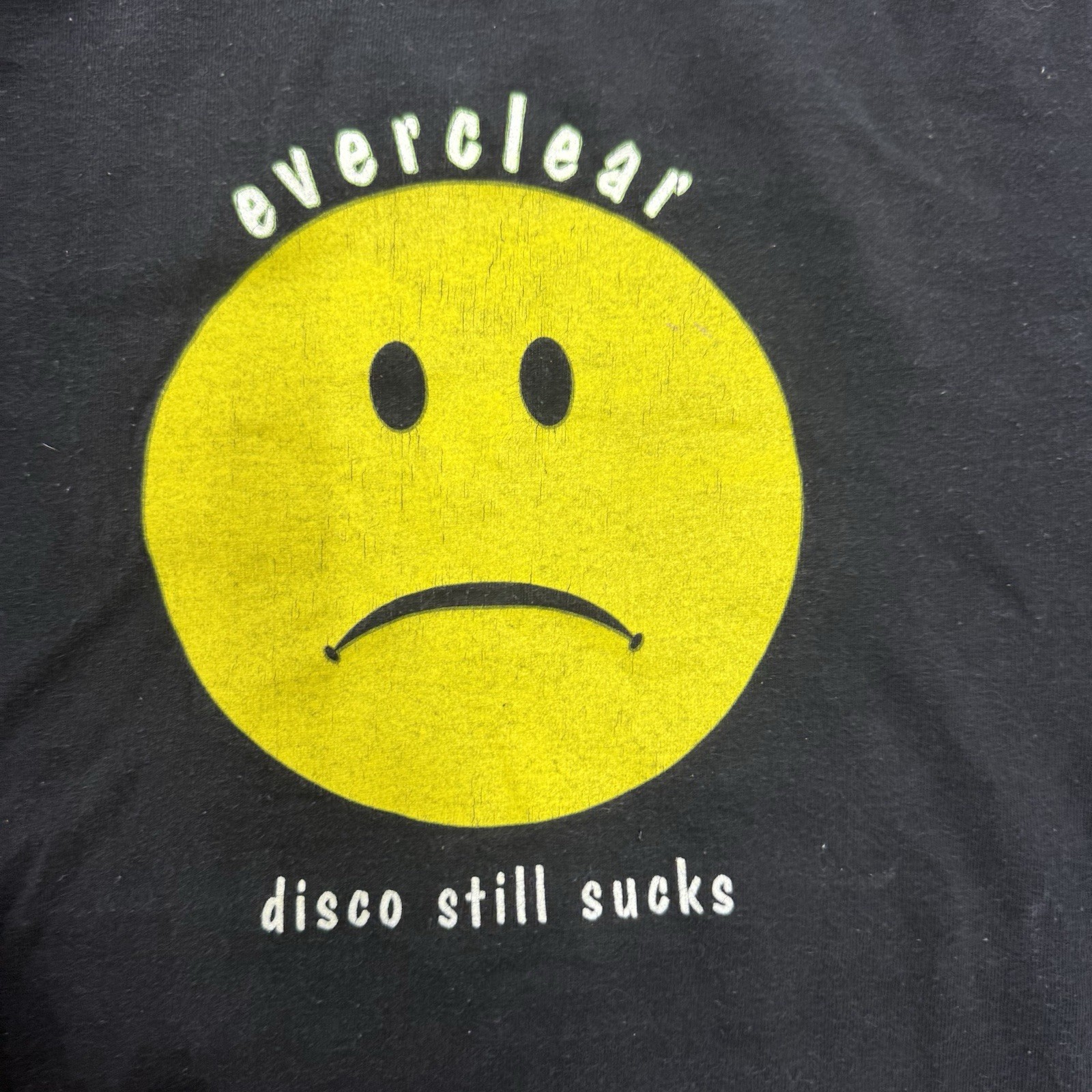 Delta Everclear North American Tour 2001 Double-Sided Black Tee XL gallery