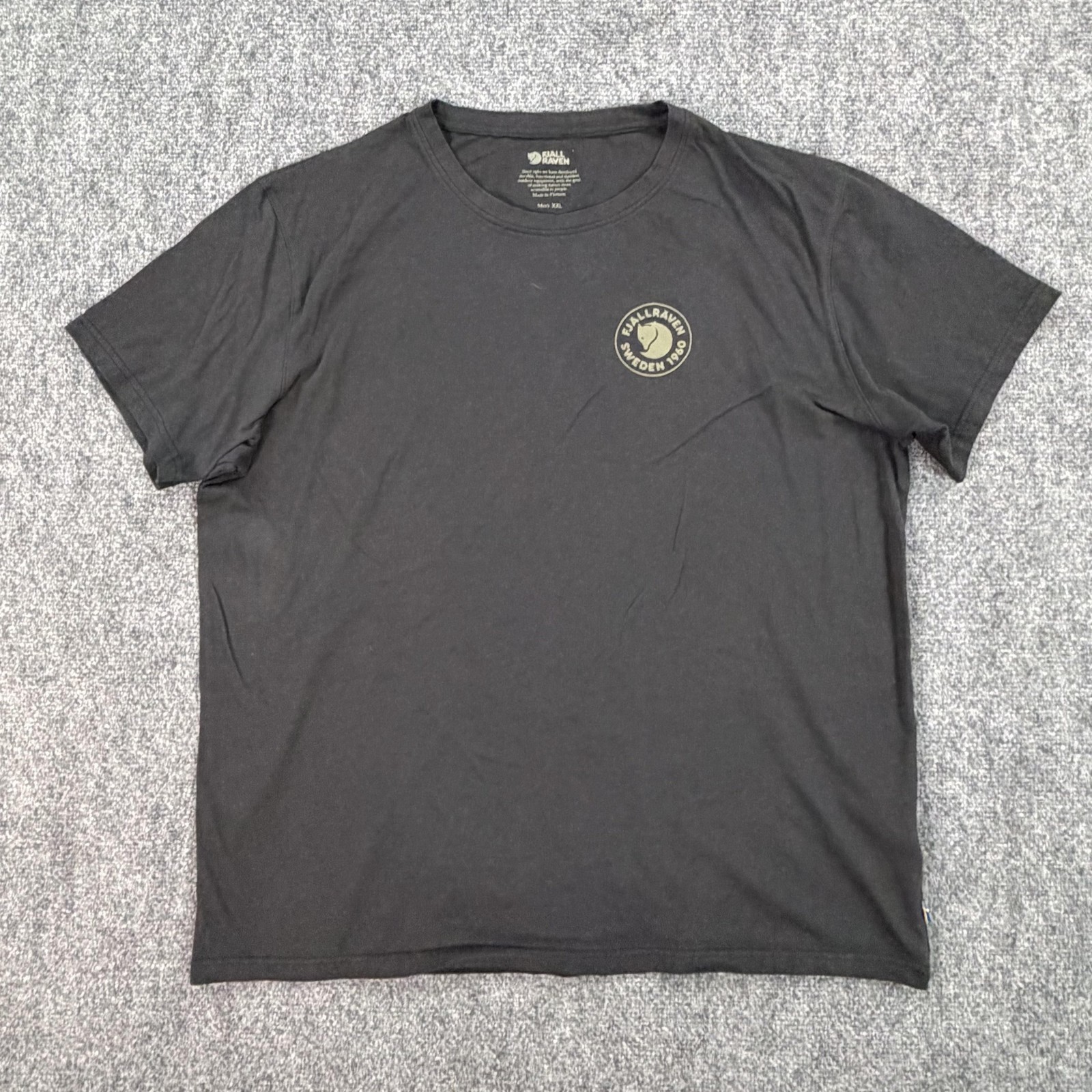Fjallraven Shirt Mens 2XL Black Sweden Graphic Outdoor Tee T-Shirt 1960 Logo gallery