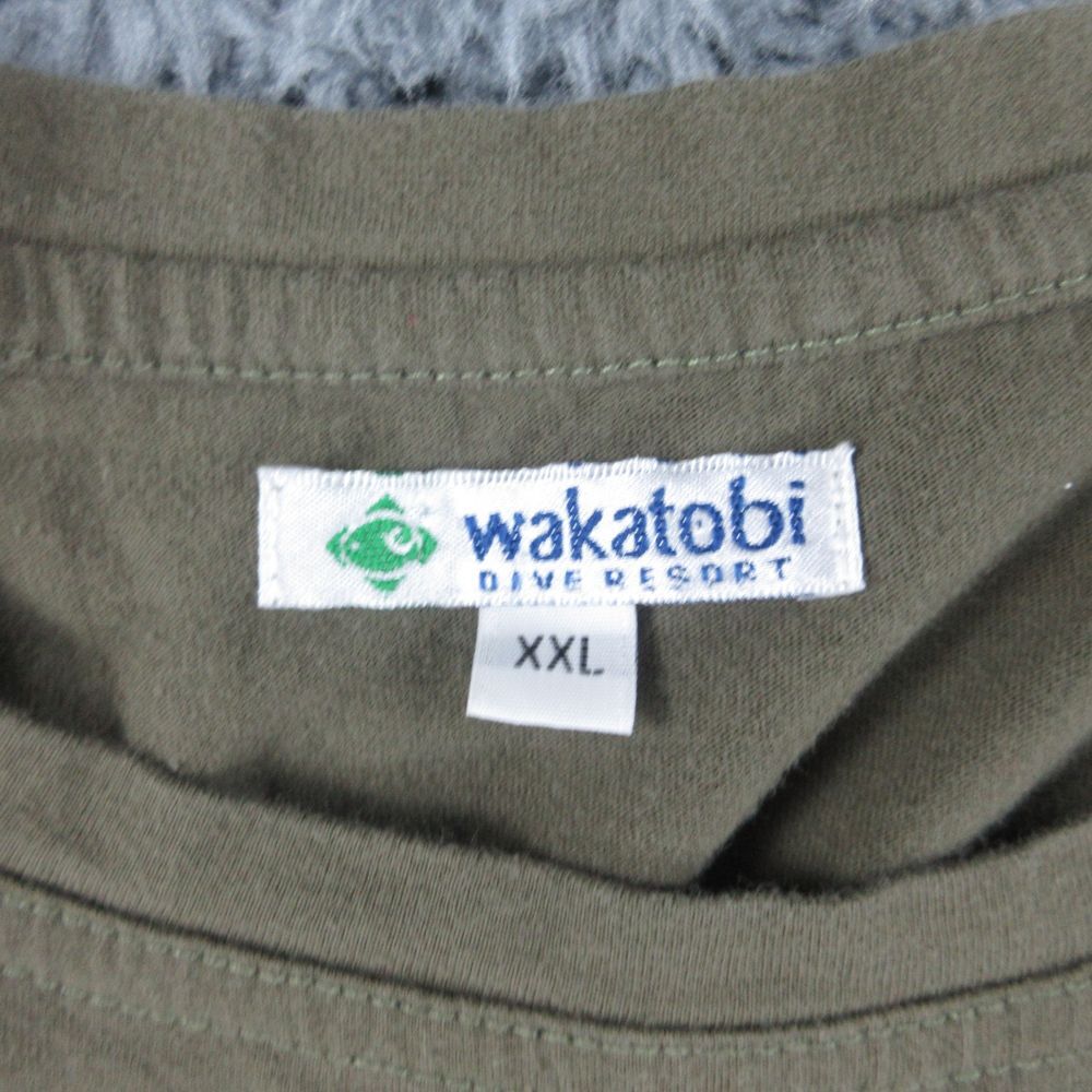 Wakatobi Dive Resort Shirt Mens 2XL Green Short Sleeve Graphic Tee gallery