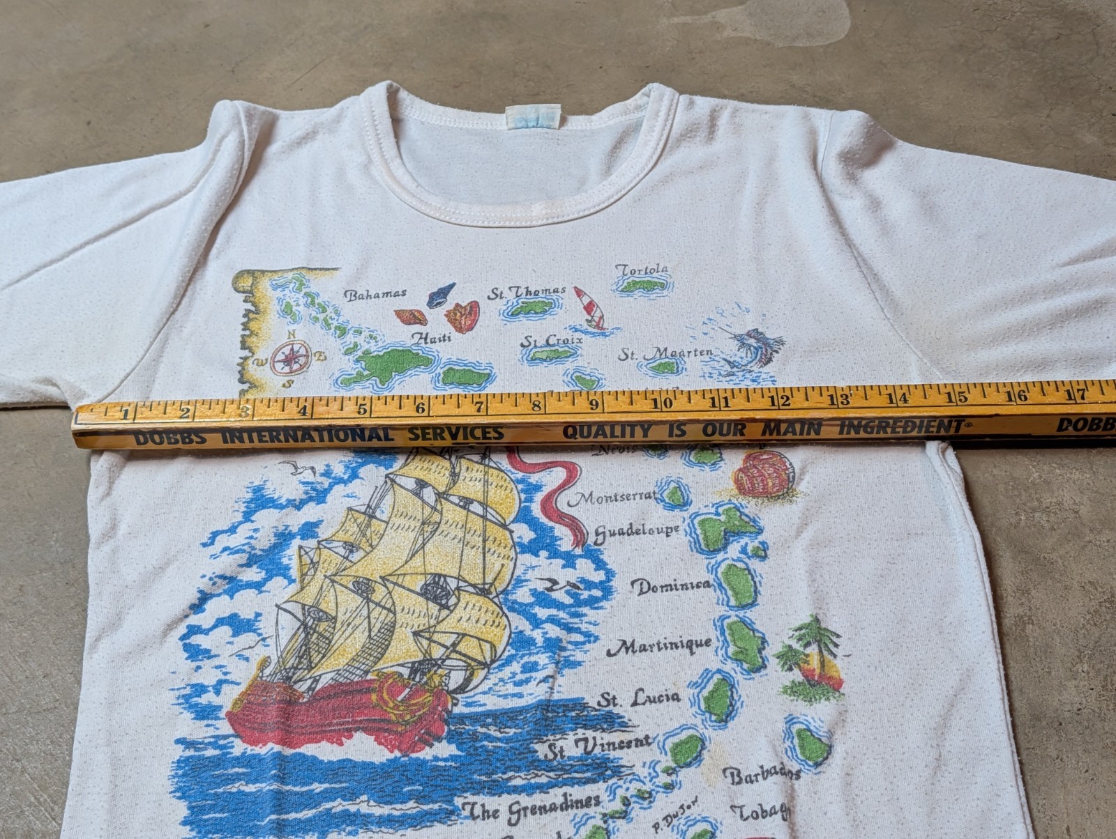 Vintage Caribbean Voyage T Shirt See Measurements gallery