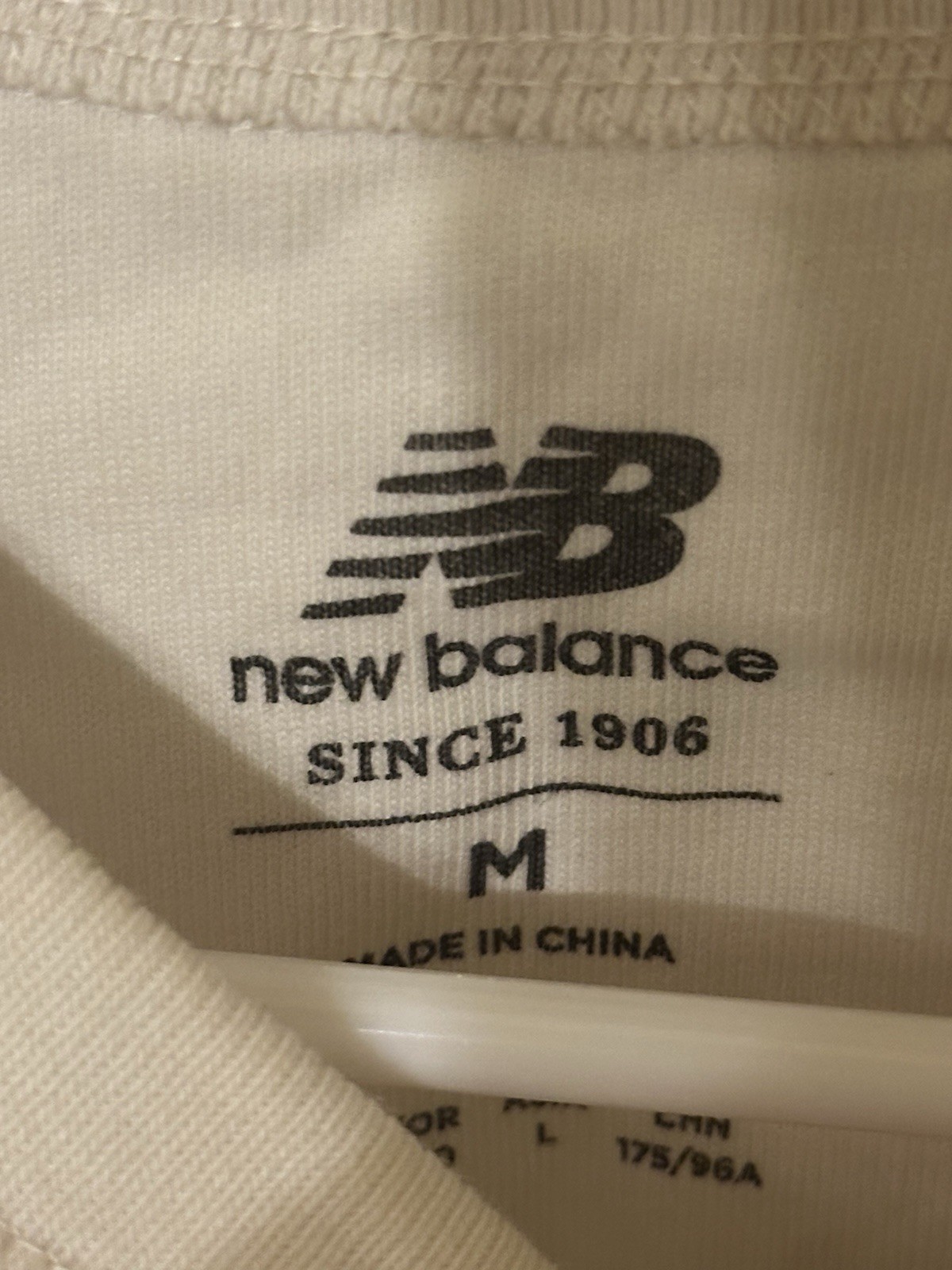New Balance Athletics Off White Pocket Tshirt Fits Small Good Cond Check Desc gallery