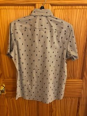APT.9 MENS Button Up Shirt Black Small Cactus 🌵 Retail $40 (s-blk-14-23)