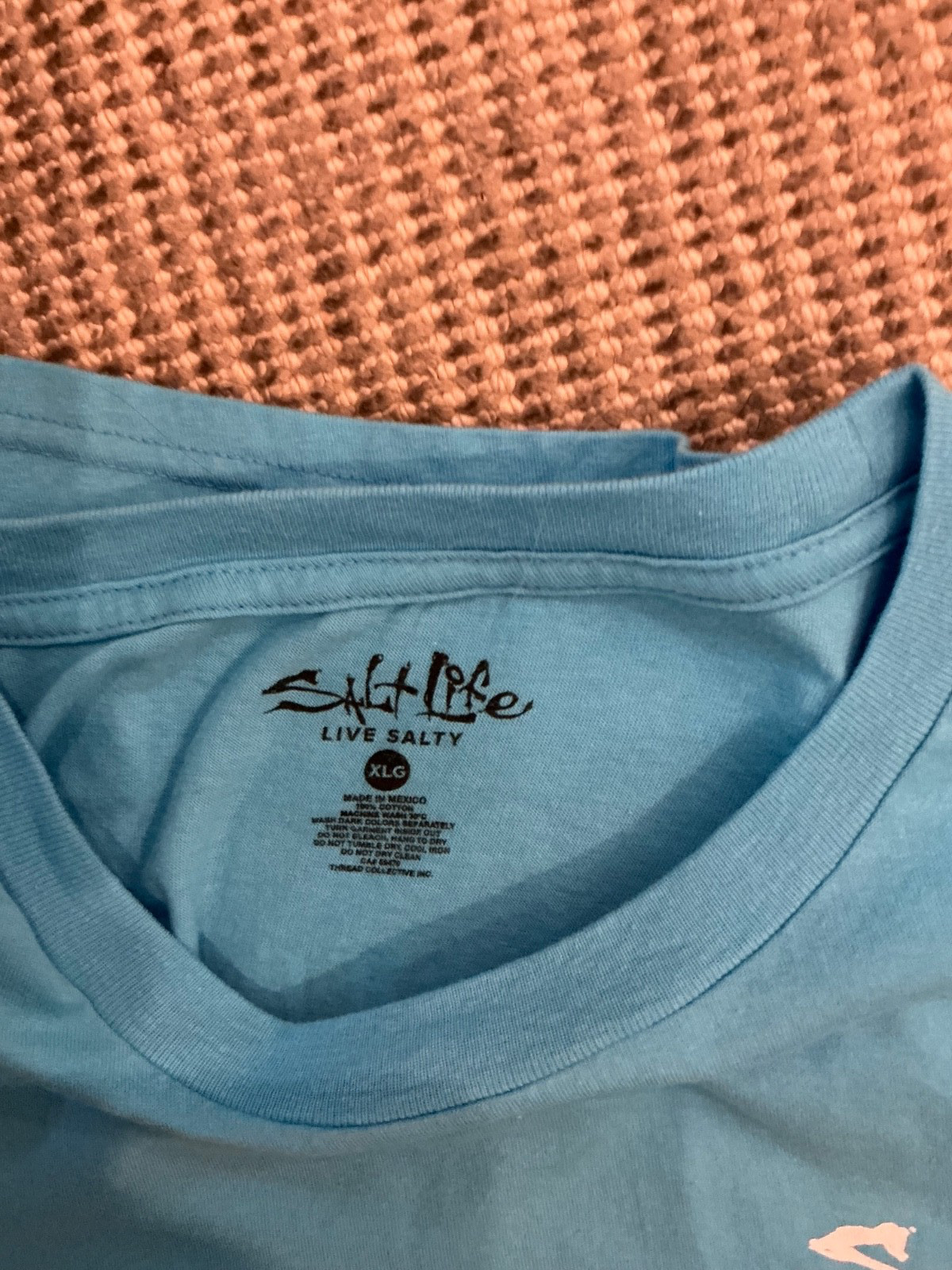 SaltLife Mens TShirt Sky Blue XL gallery