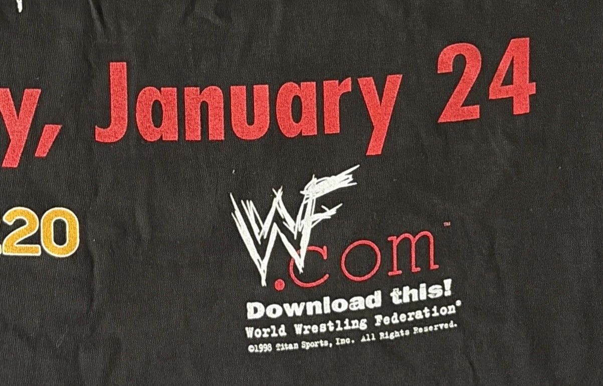 VTG 1999 WWF Royal Rumble No Chance In Hell T-Shirt XL Stone Cold Steve Austin gallery