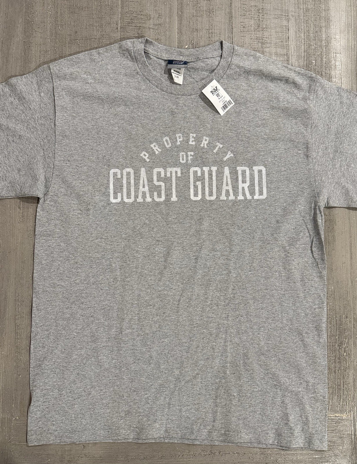 USCG “United States Coast Guard” Ash Gray T-Shirt - Size L / LARGE - NWT! gallery
