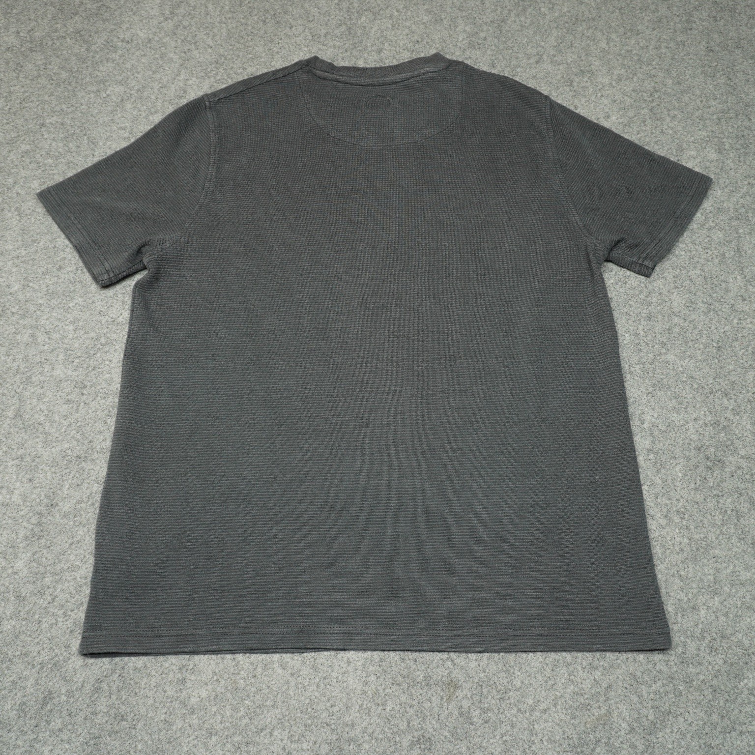 COMMON PEOPLE T-Shirt Men's Gray M Textured Crew Neck Cotton Blend Top gallery