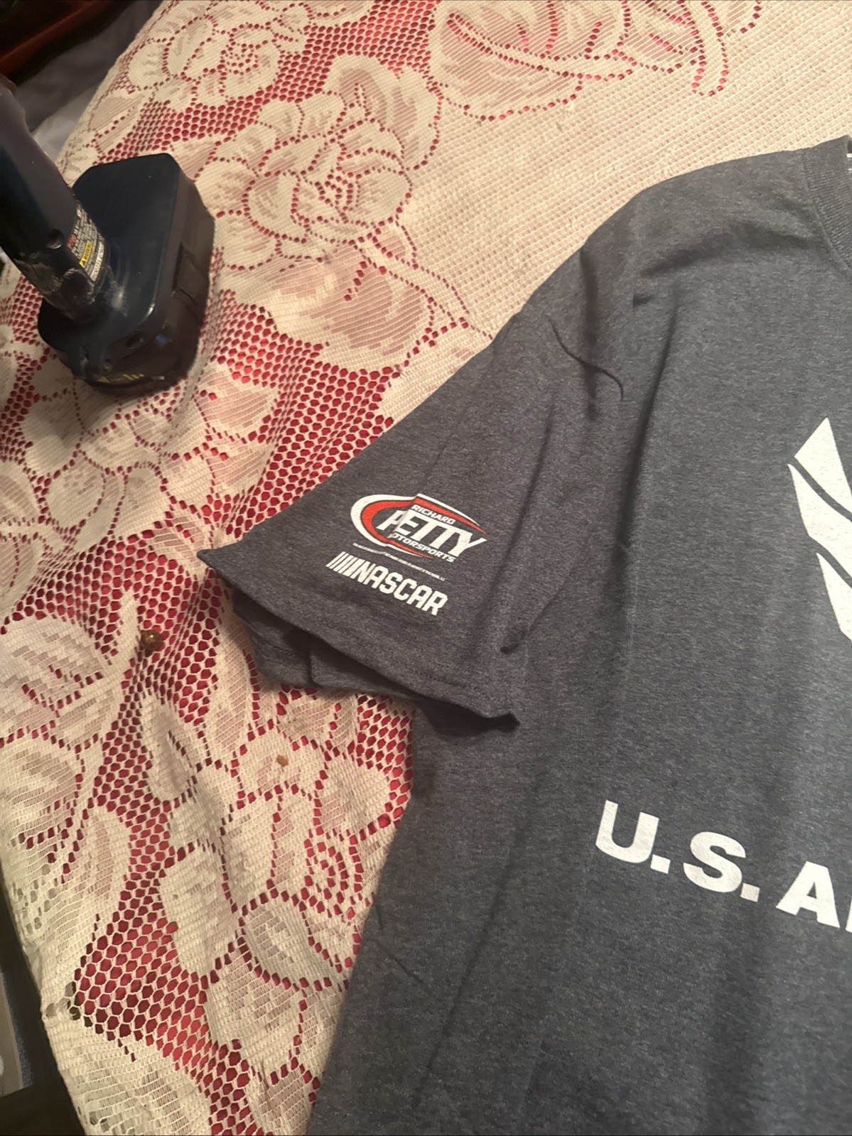 Air Force Shirt Mens Large Blue White US Military Logo Basic Graphic Tee gallery