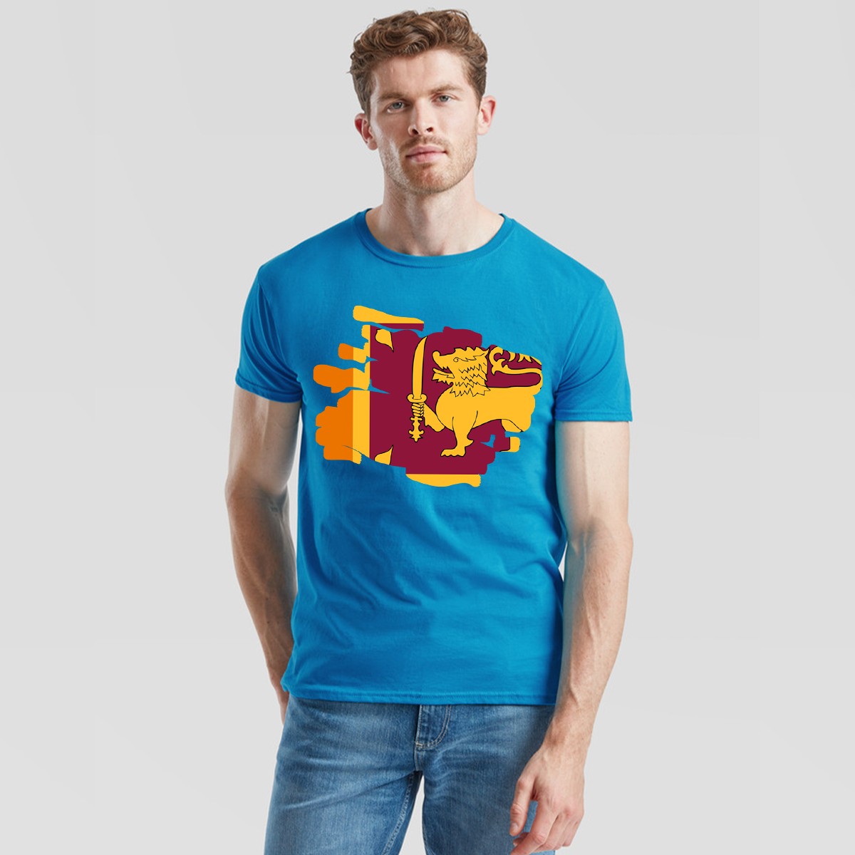 Sri Lanka Flag Travel Mens T-Shirt National Heritage gallery