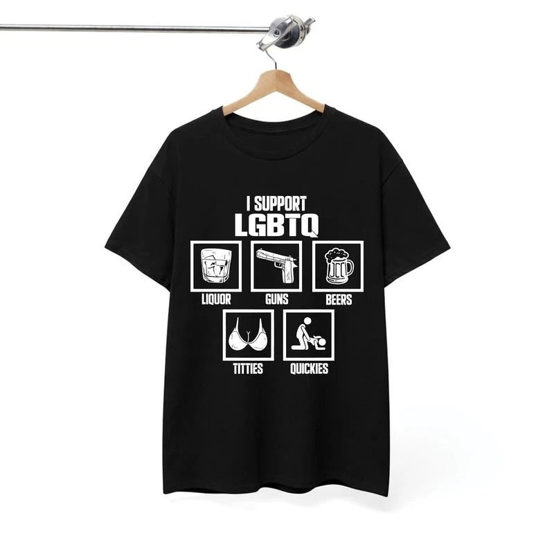 I Support LGBTQ Shirt, Funny Meme Shirt, Unisex Shirt, Trendy Shirt gallery