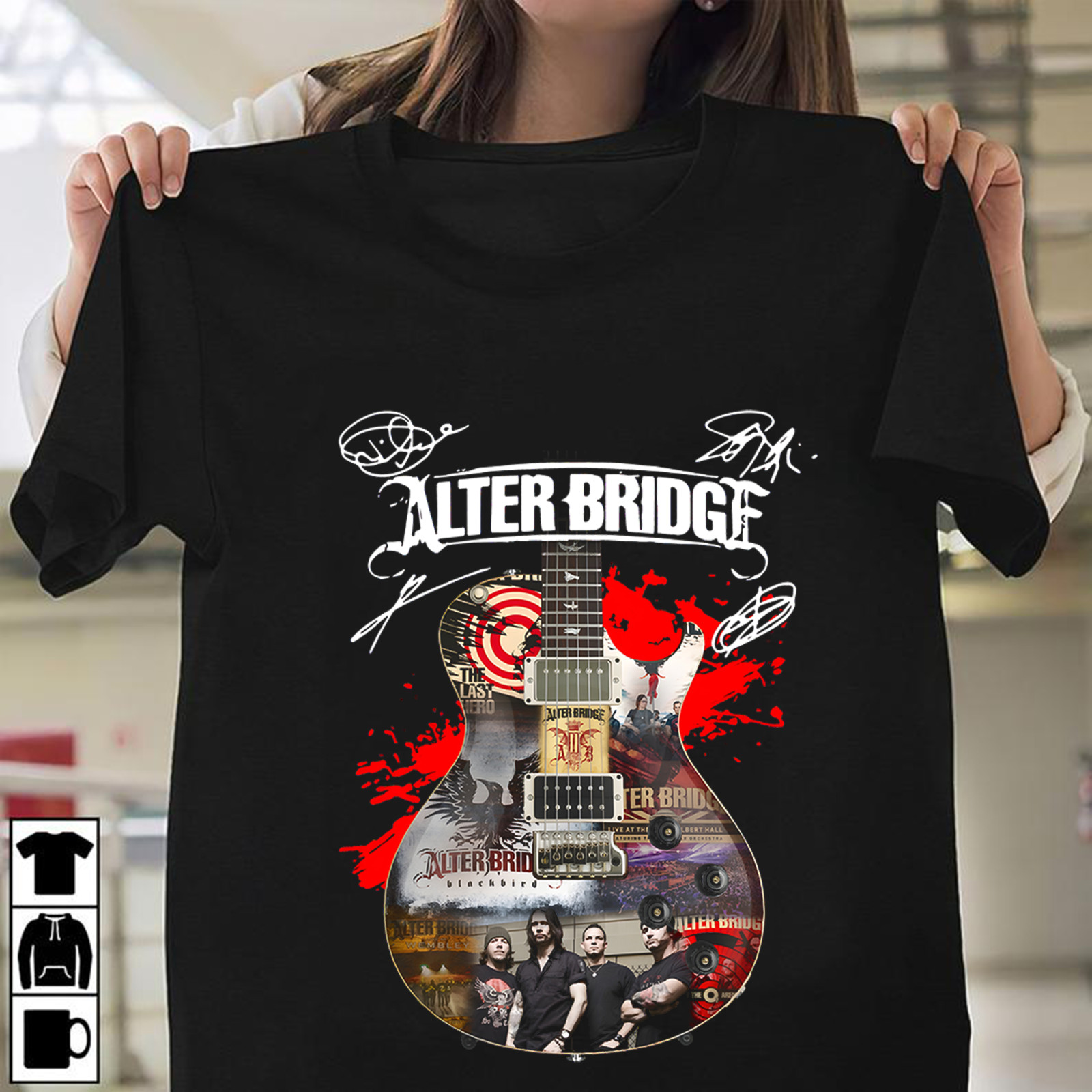 Alter Bridge Size S-5XL Cotton black Men's short sleeve gallery