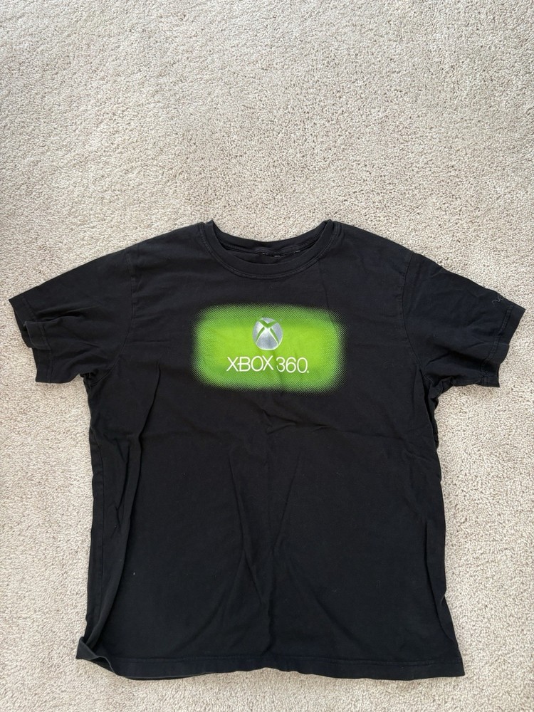 RARE Vintage 2009 Microsoft Xbox 360 Black Large T-Shirt