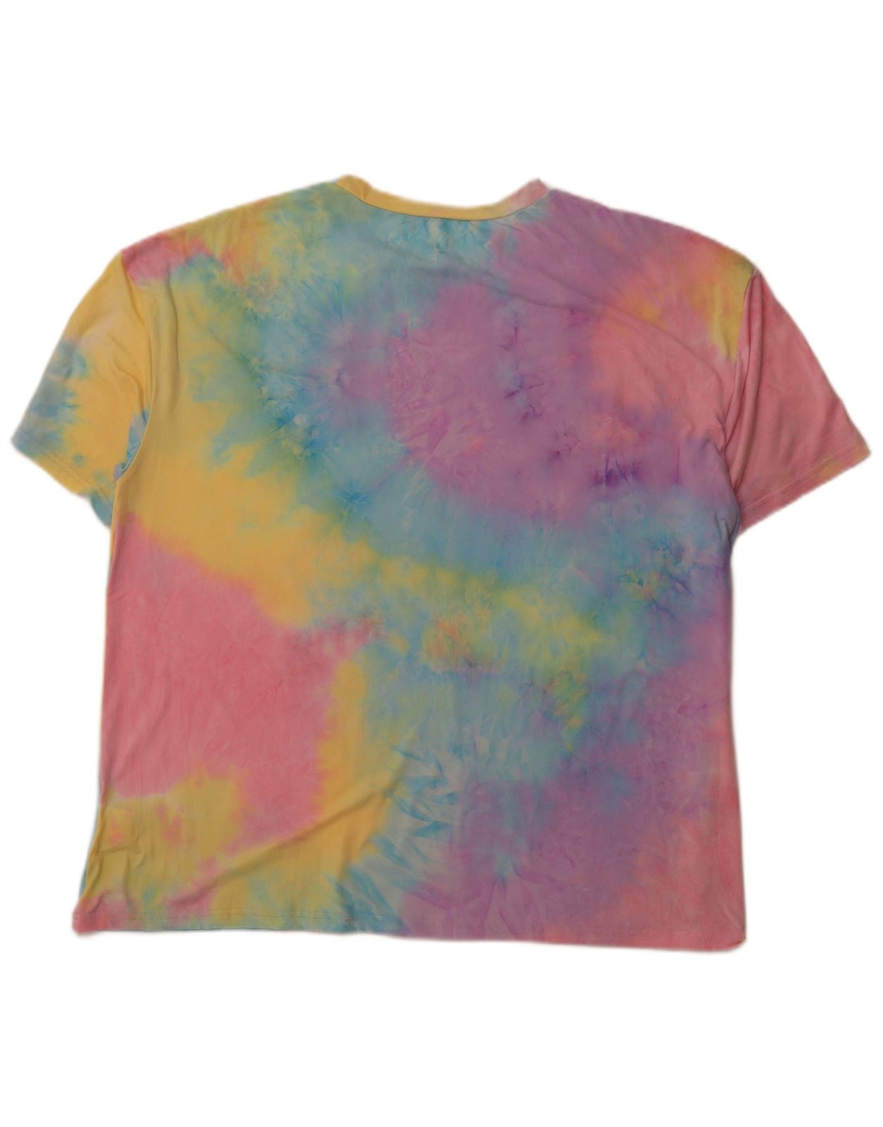 SHEIN Mens T-Shirt Top XL Multicoloured Tie Dye Polyester BZ01 gallery